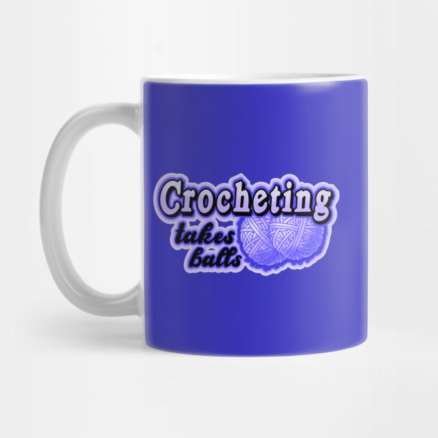 Crocheting takes balls by weilertsen